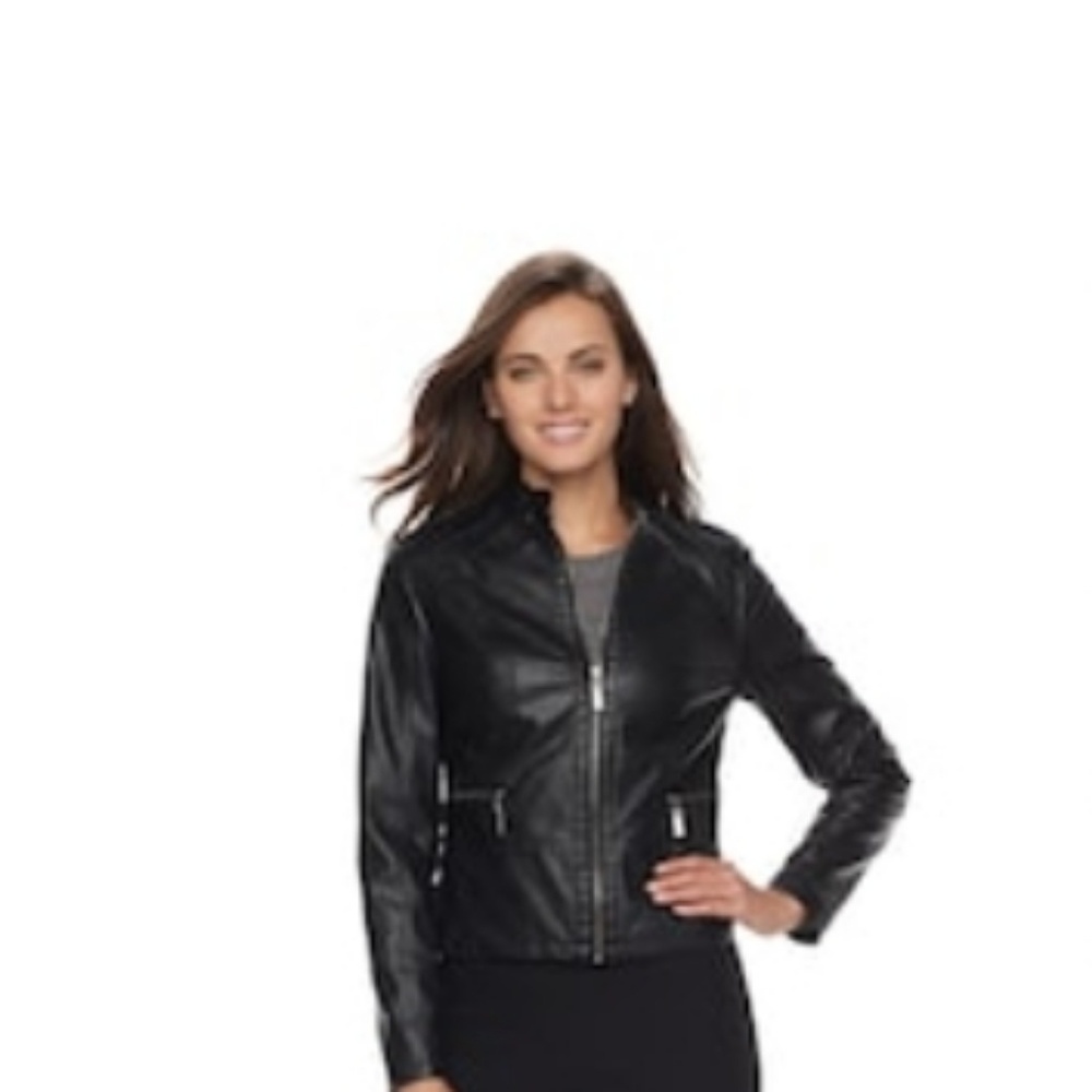 Apt. 9 Faux Leather Jacket - image 4